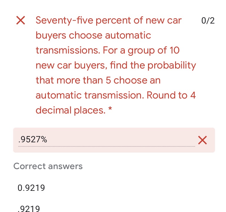 Hi! I was taking a test and got these wrong. I see