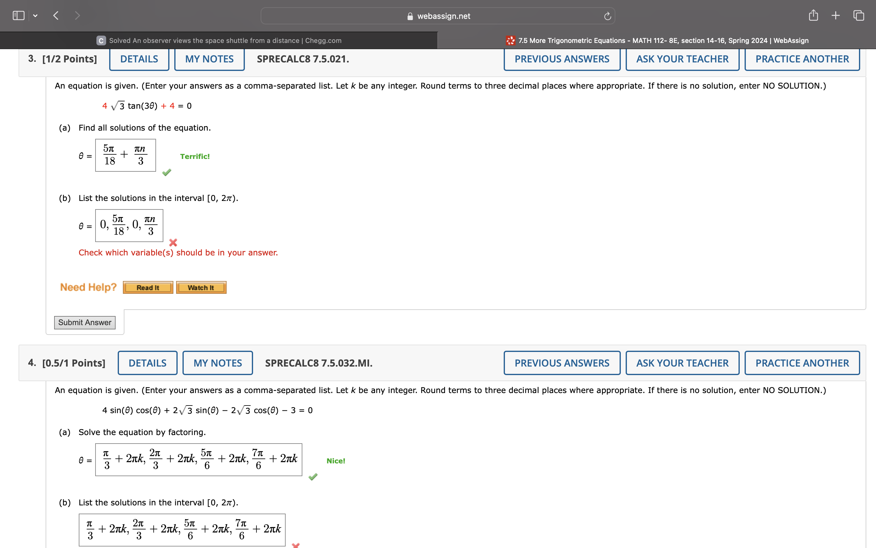 f ( x ) = 7 cos2(x) - 7 sin2(x) (7 cos
