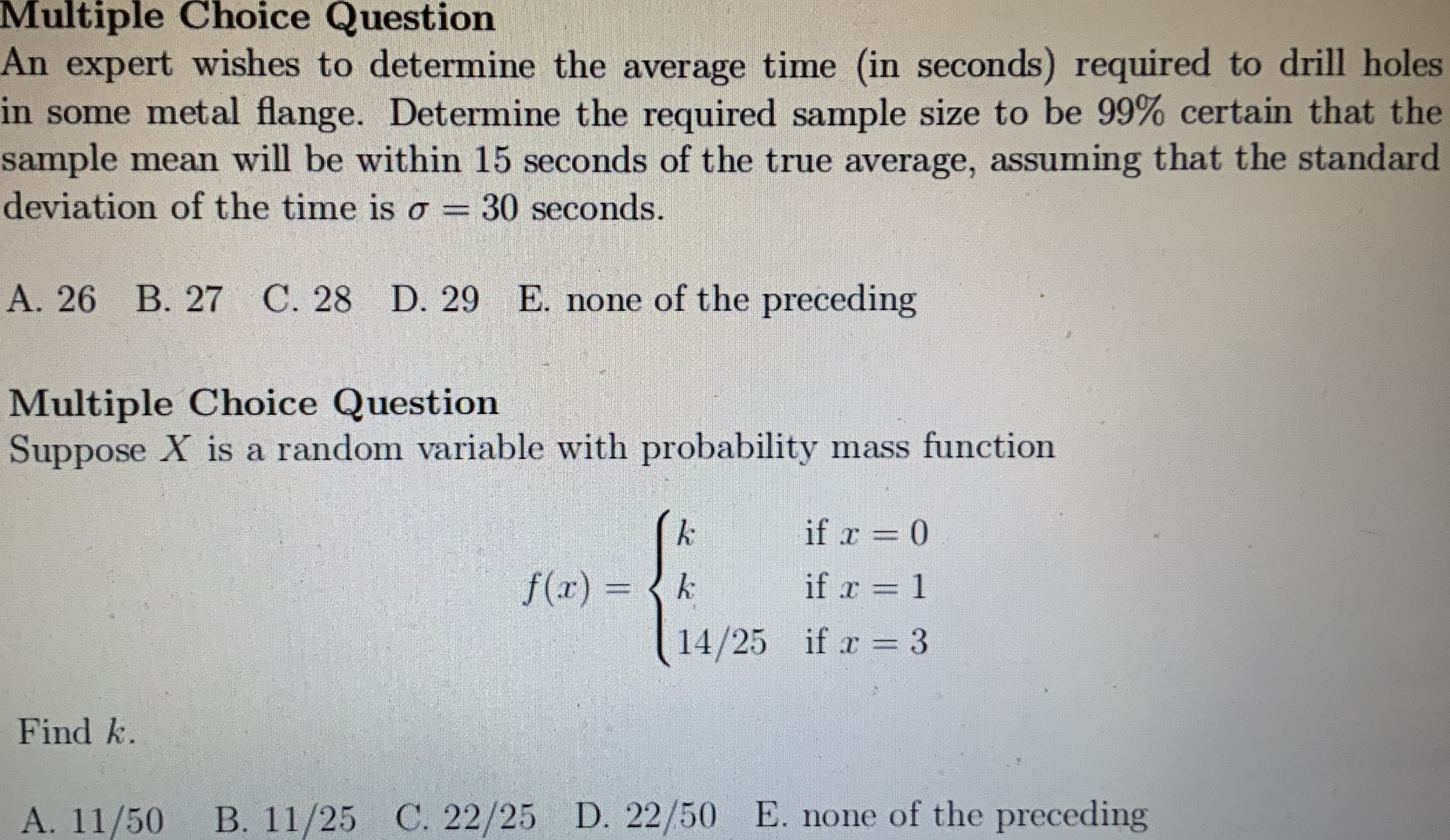 pls answer this 2 mc questions Multiple Choice Question An expert