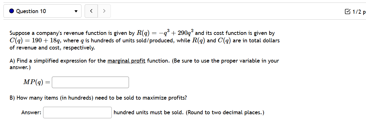 set the size of the rebate to maximize its profit? | -