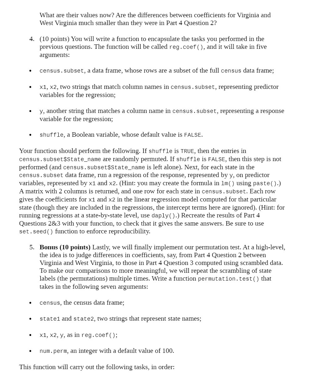 What are their values now? Are the differences between coefficients for