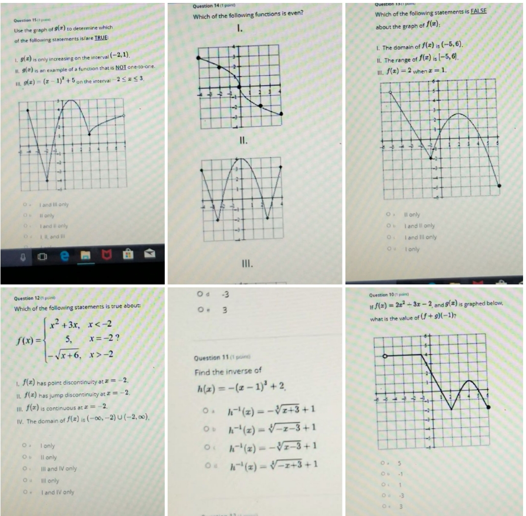 please help Question 14 (1 paint) Question 15/1 piend Which of the