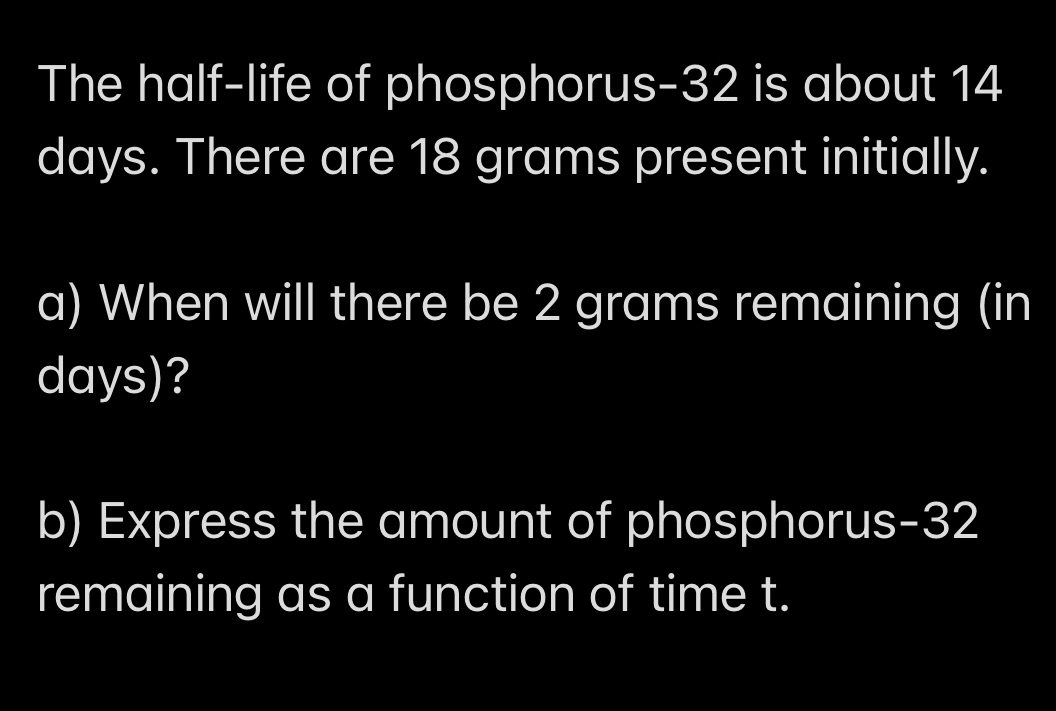 Please also explain what the formulas are thats needed for this equation