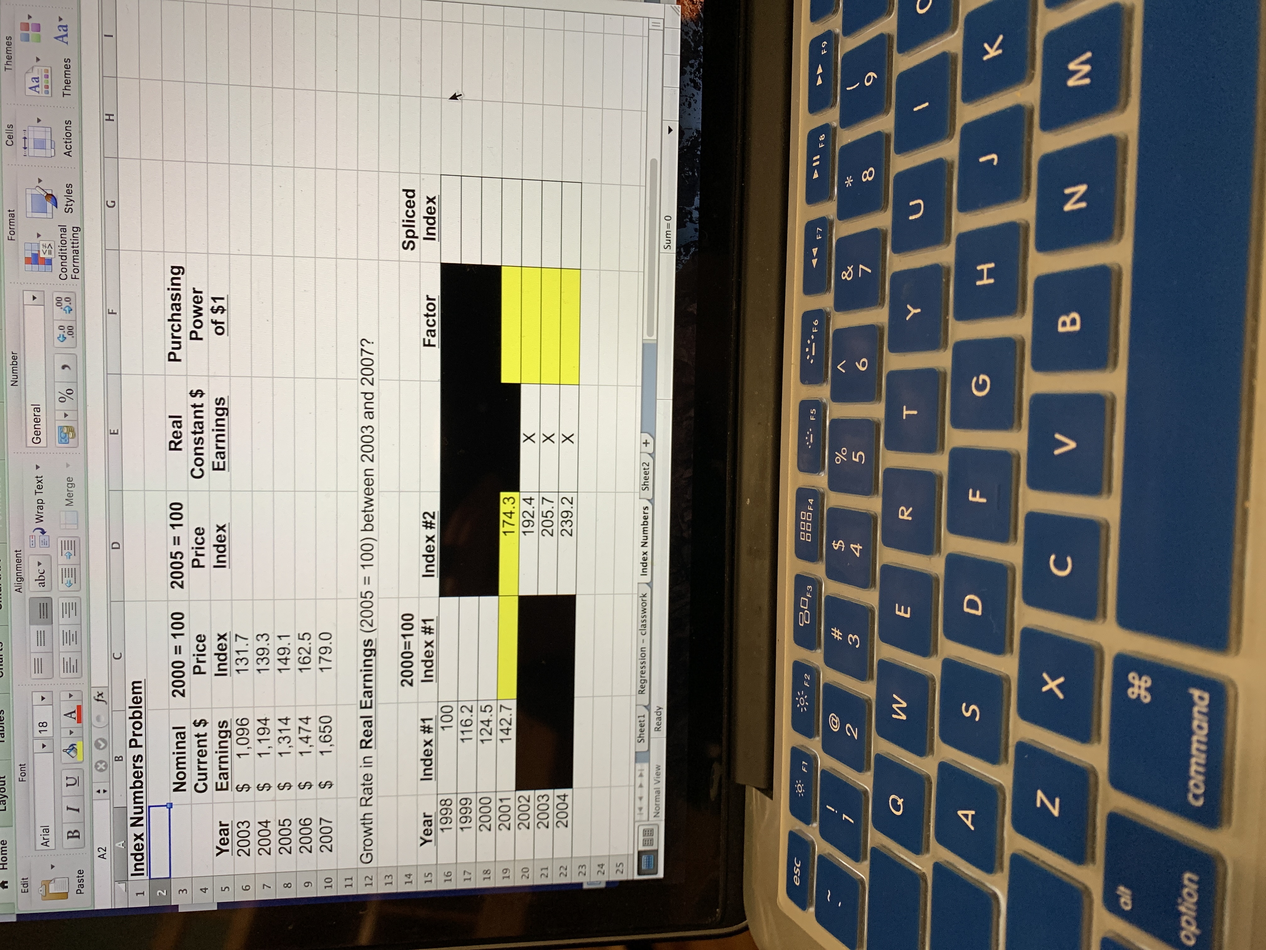 Number Format Cells Themes Font Alignment Edit General Aa Aria 18