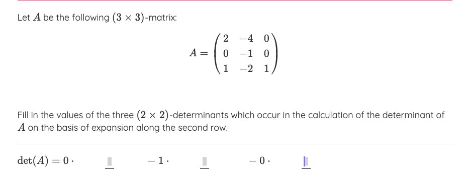 please help me answer this question Let A be the following (3