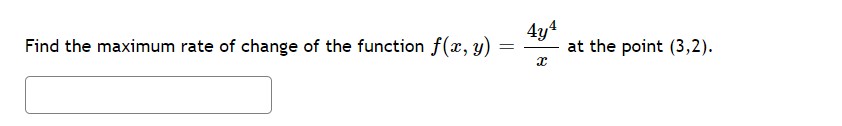 Determine the gradient vector of a given real-valued function. Calculate the gradient