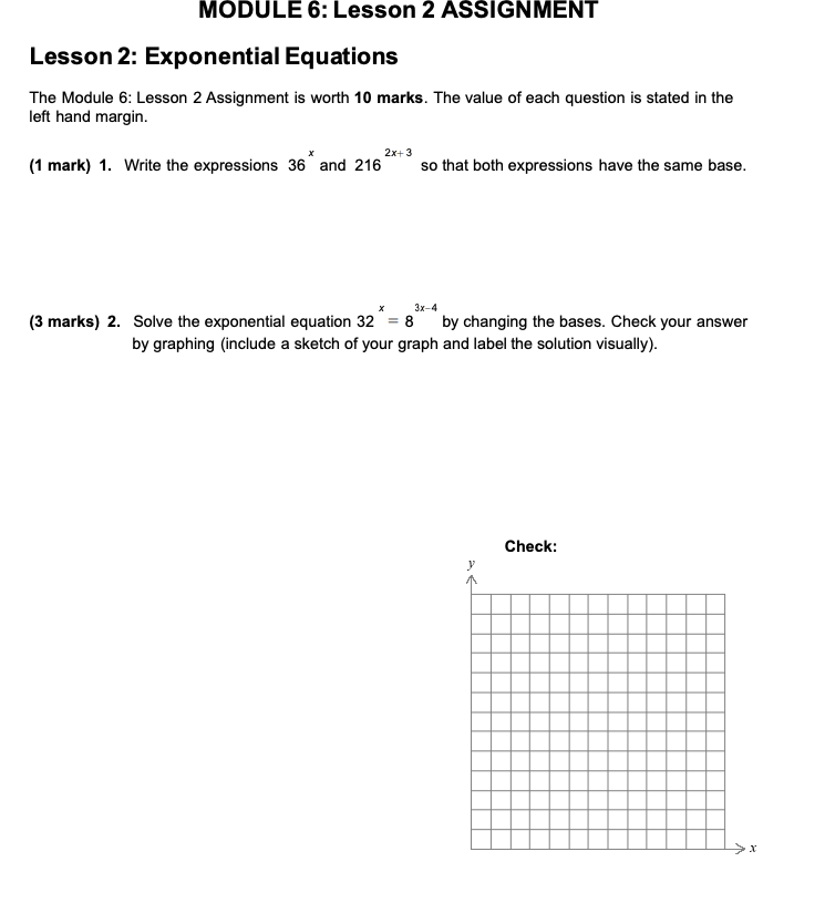 for each of the following functions. I. Describe the transformations of the