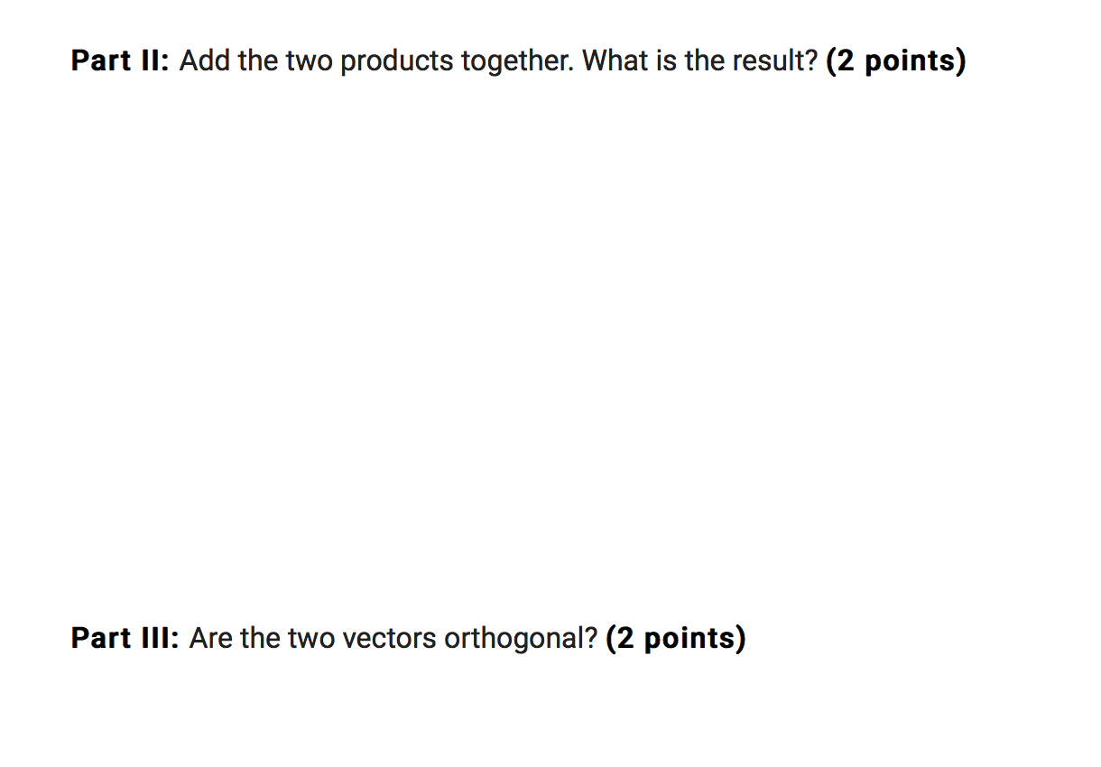 in this triangle? (2 points)Part II: Use the law of sines to