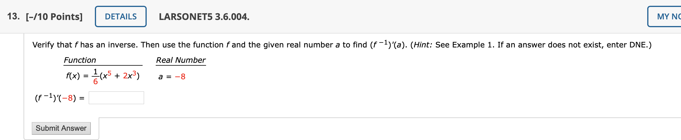 I need help with this question for calculus please 13. [-/10 Points]