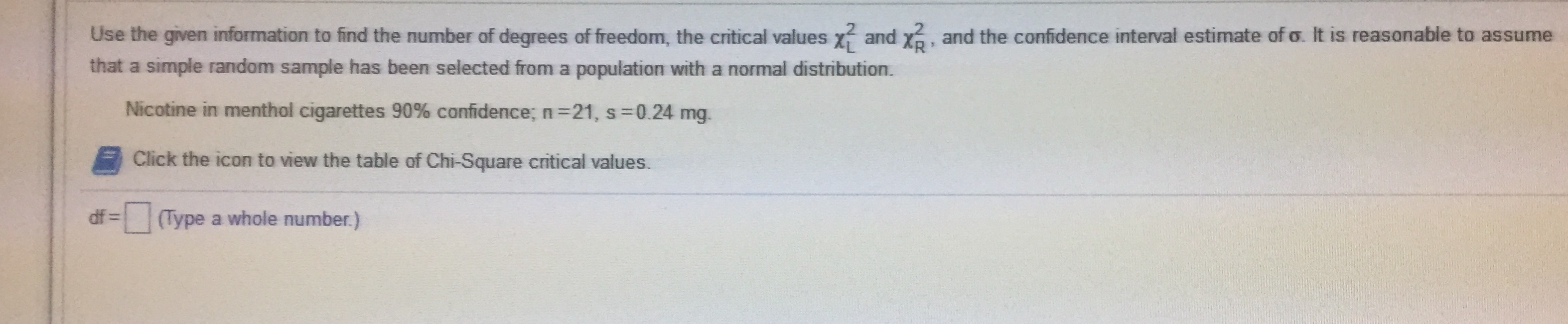Statistics and Probability question Use the given information to find the number