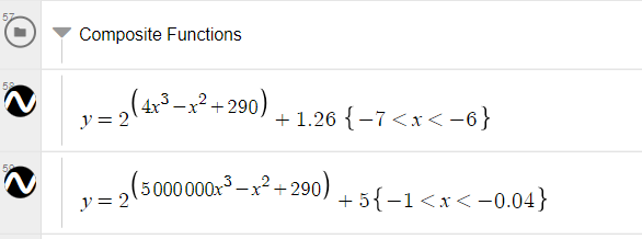 log x can be used in the summary table 3. A guotient