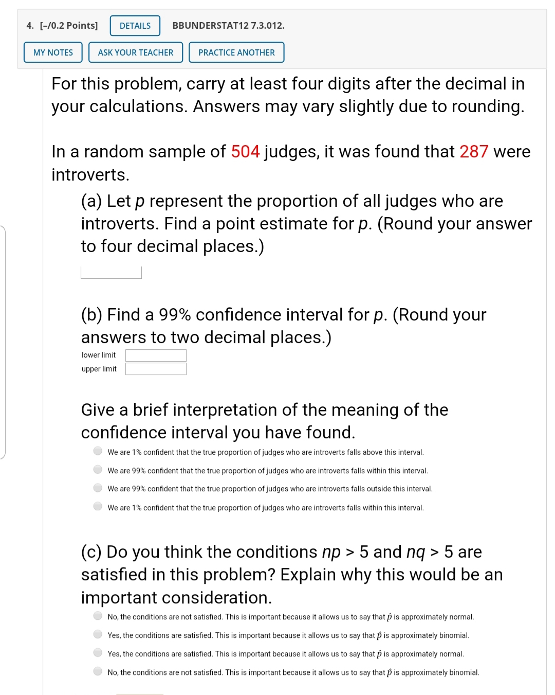 random sample to be 80% sure that the point estimate )5 will