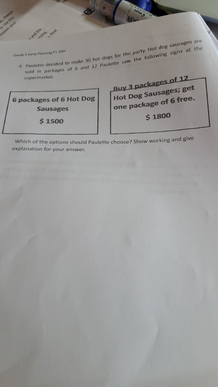 or explain your thinking. Round all dollar values to the nearest cent.