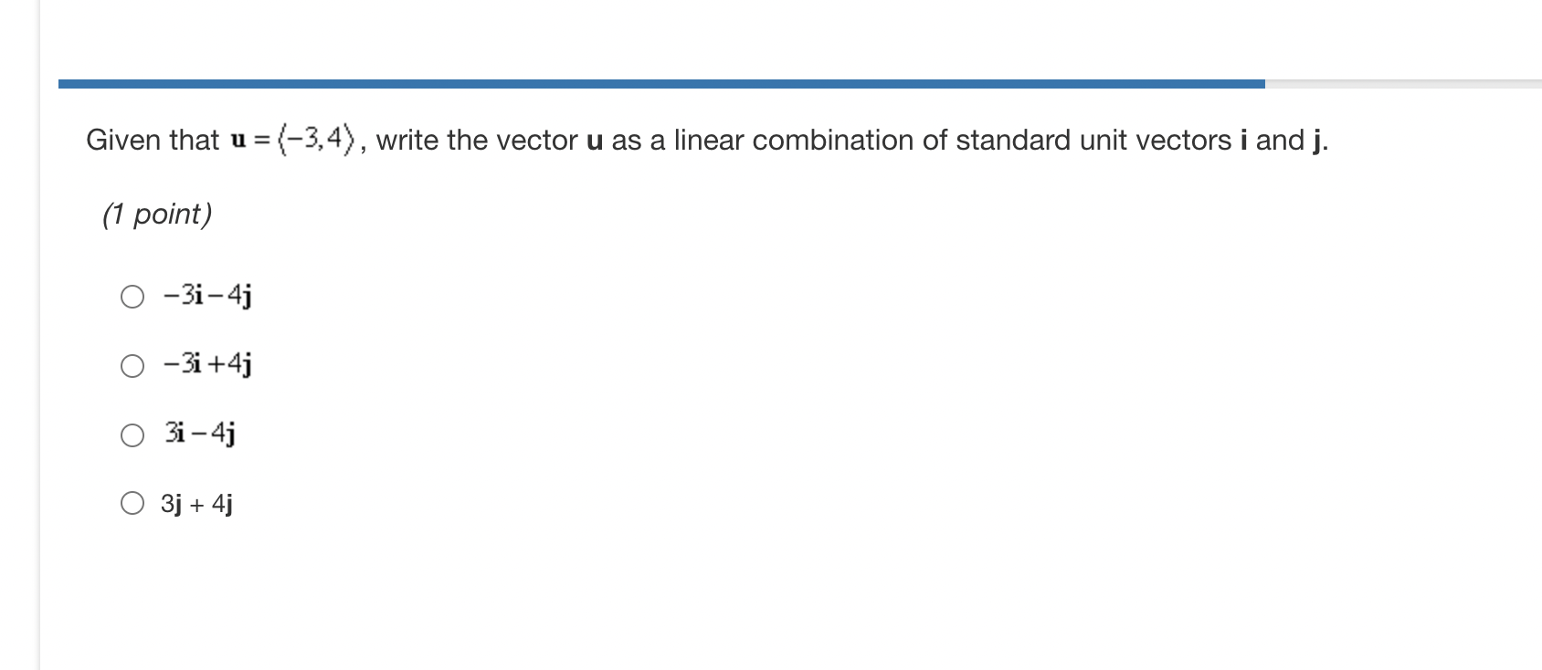 (5-2) O (5.2) \fVector 4F has initial point {4,3) and terminal point