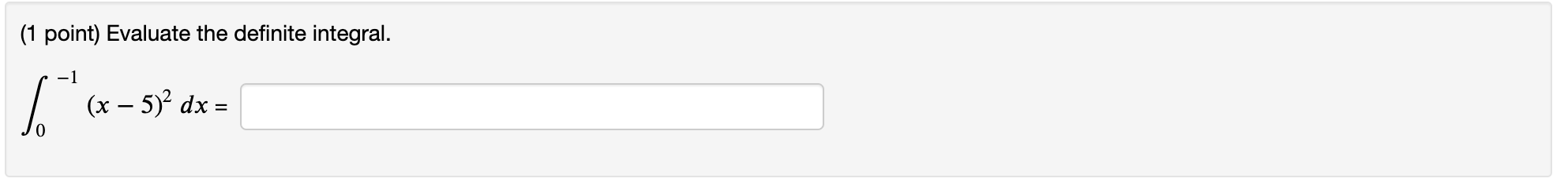 f (x) with F(1) = 0. Then F(2) equals -(375/64) (1 point)