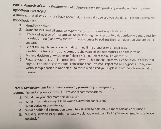 independent. I also need help creating the null and alternative hypothesis.The Null