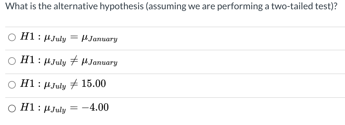 in mid-January, they ask the same five participants again to report how