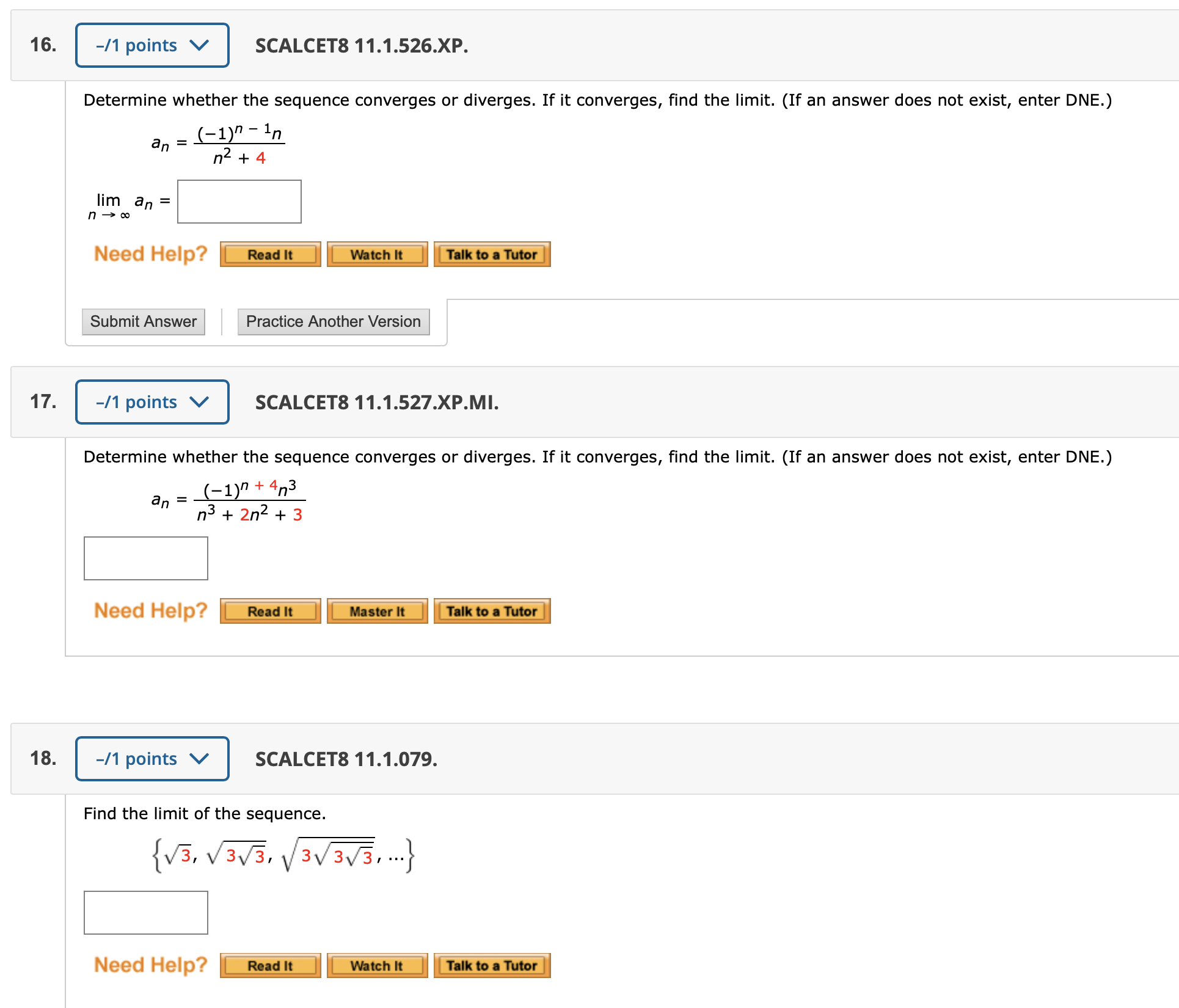 how does it converge or diverge 16 -/1 points V SCALCET8 11.1.526.XP.