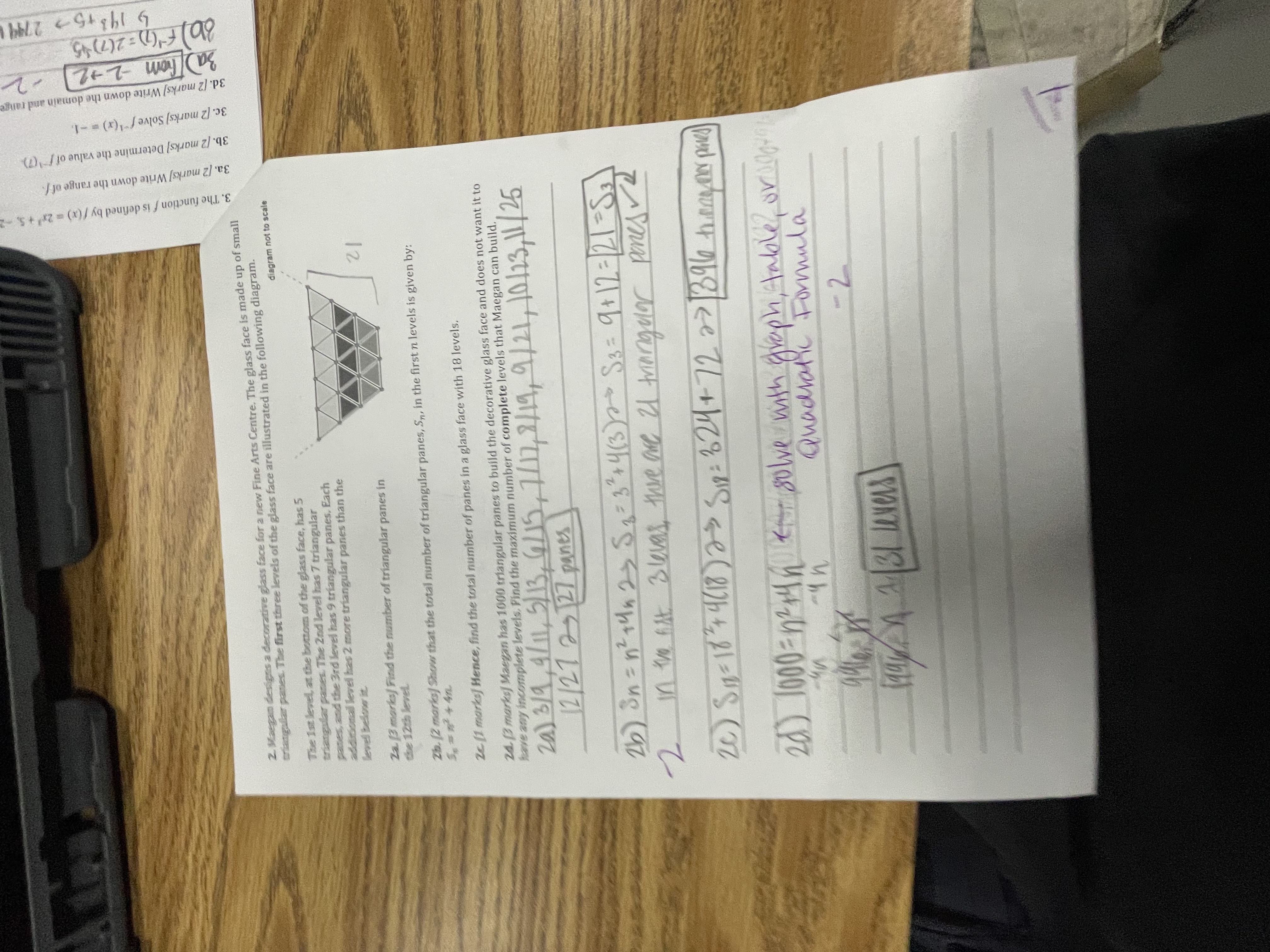 Name Sage Gimse Hour_ Teacher_Johnson 1. A quadratic function f is given