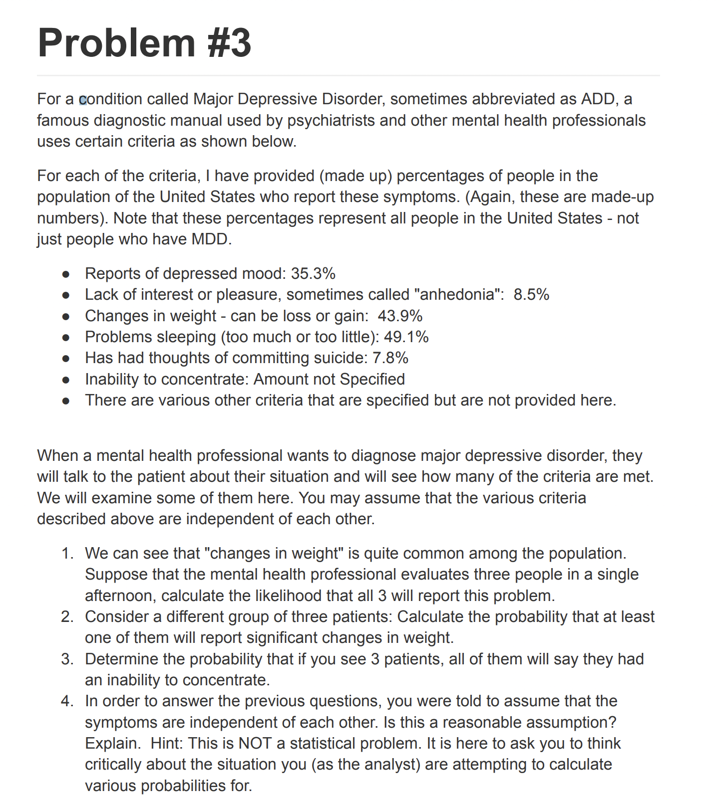 many of you may find this assignment to be one of the