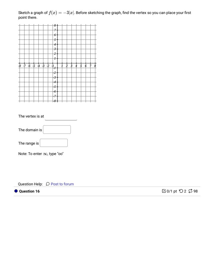 14 15 16 17 Equation: Question Help: D Post to forum Question