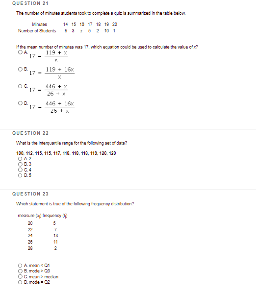 Controlled Experiment O D. Observational Studies QUESTION 2 Which method of collection