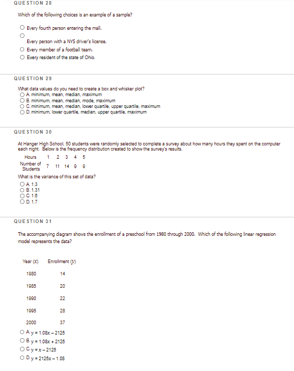 by cancer patients was the cause of the cancer? O A. Census