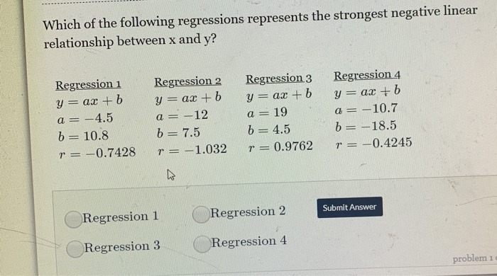 called a: multi-factor regression O simple linear regression multiple linear regression two-way