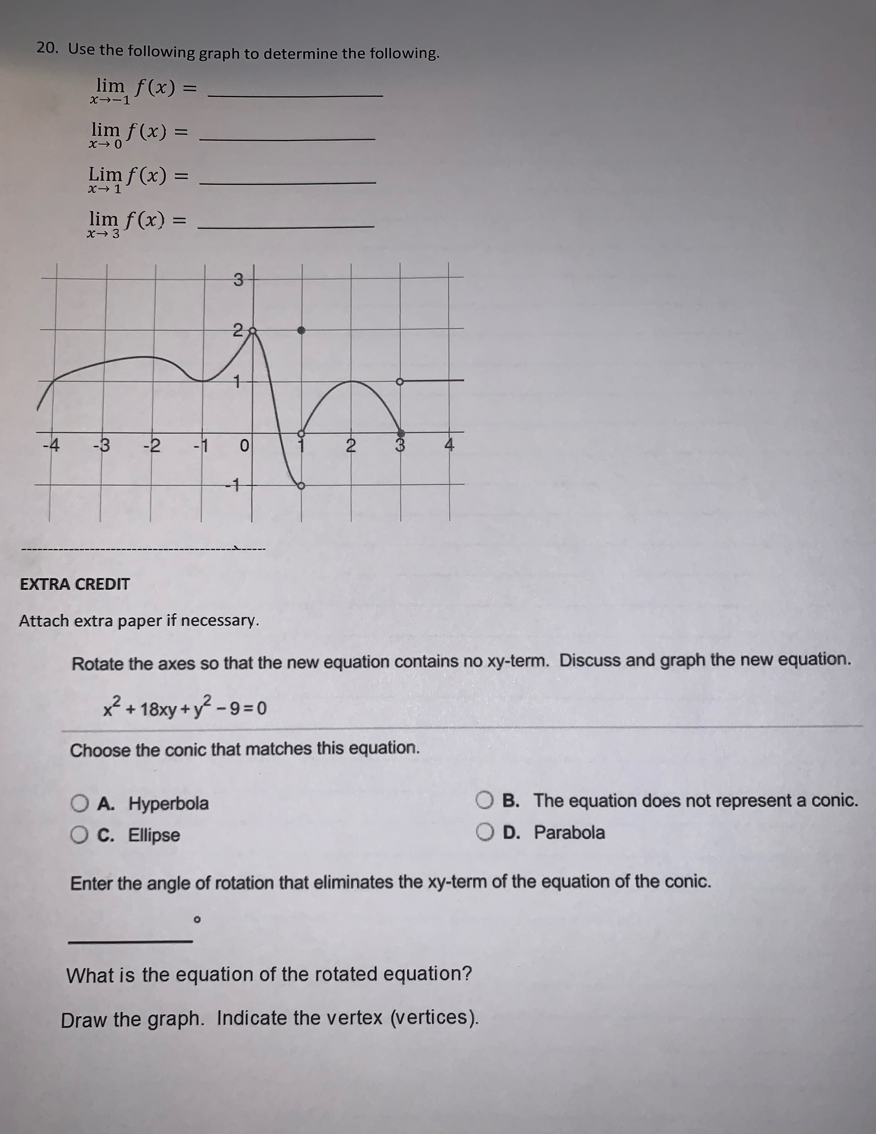 Please help solve this problem showing work thank you ASAP! 20. Use