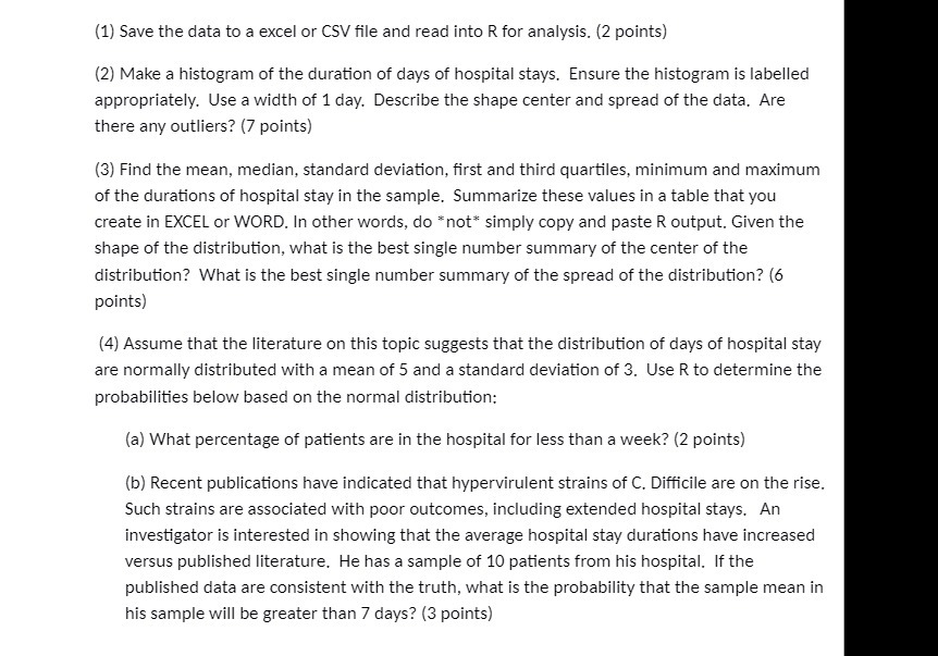  [1] Save the data to a excel or CSV le and