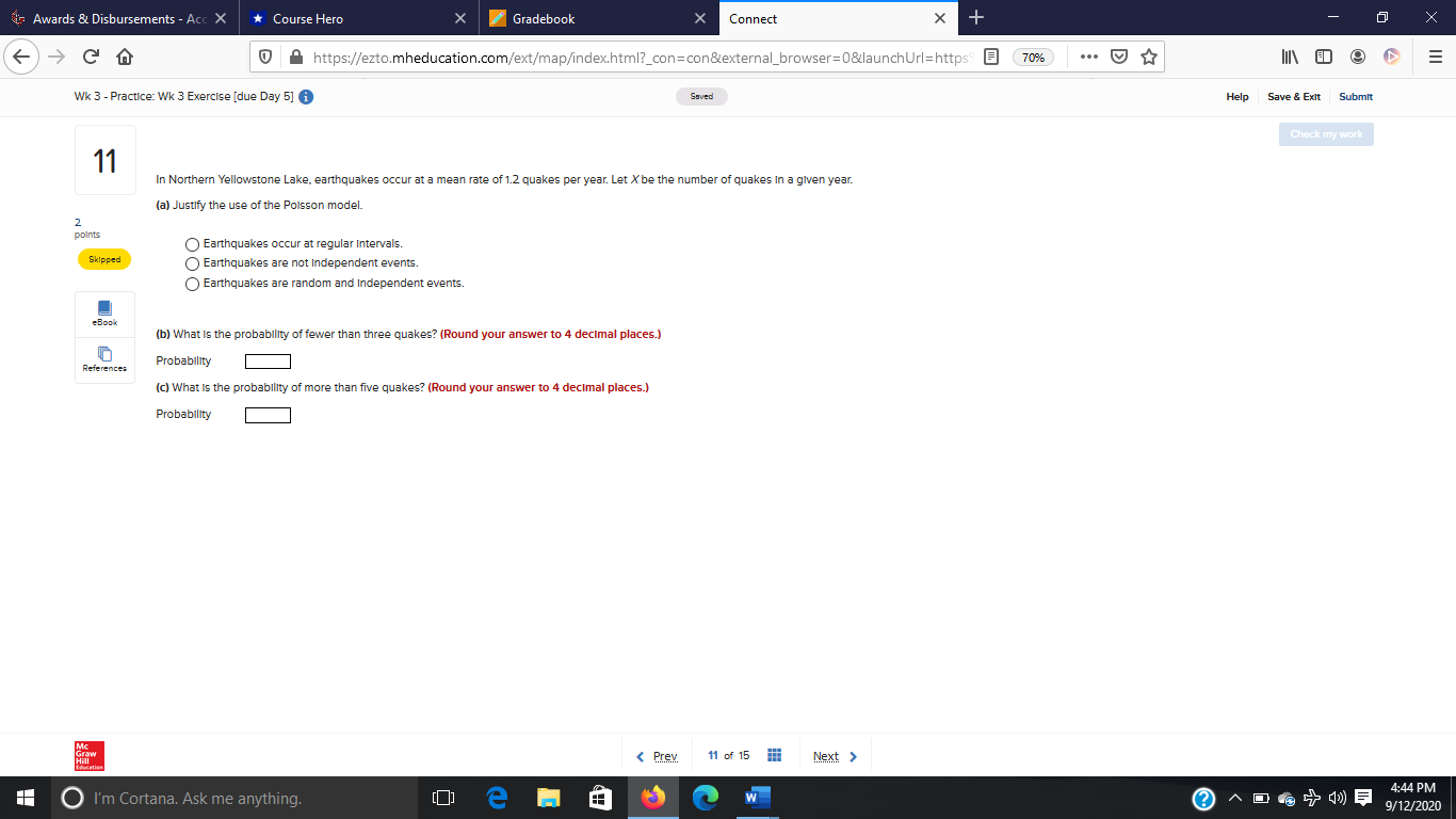 6 (a) A poll of 2,277 likely voters was conducted on the