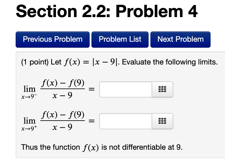 9w? Then use interval notation to state the domain of the function