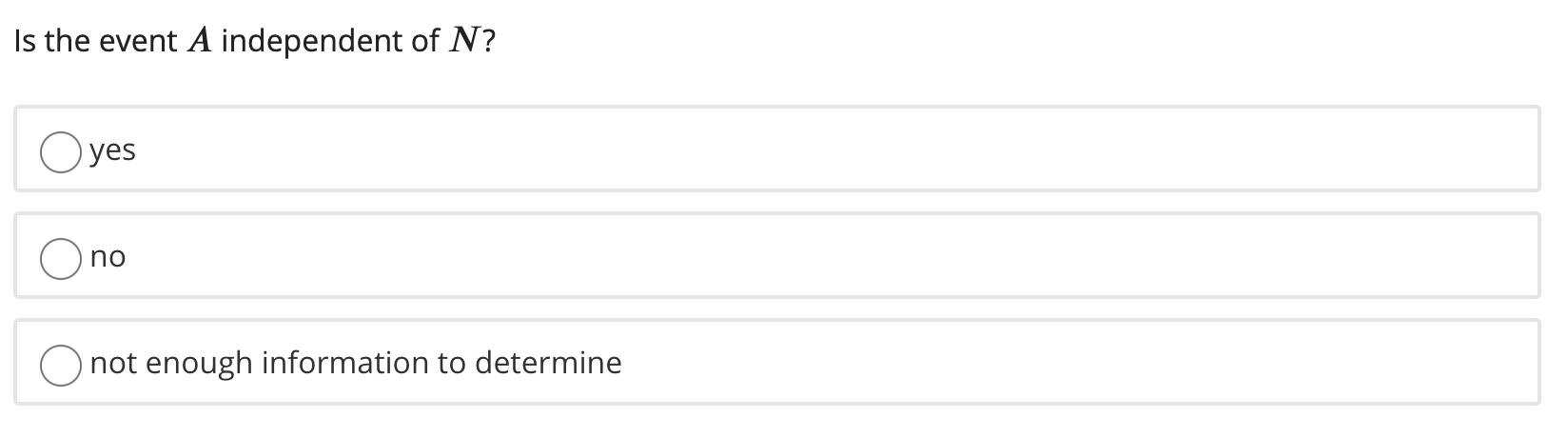 variable K whose (conditional) PMF is uniform on the set {1, 2,