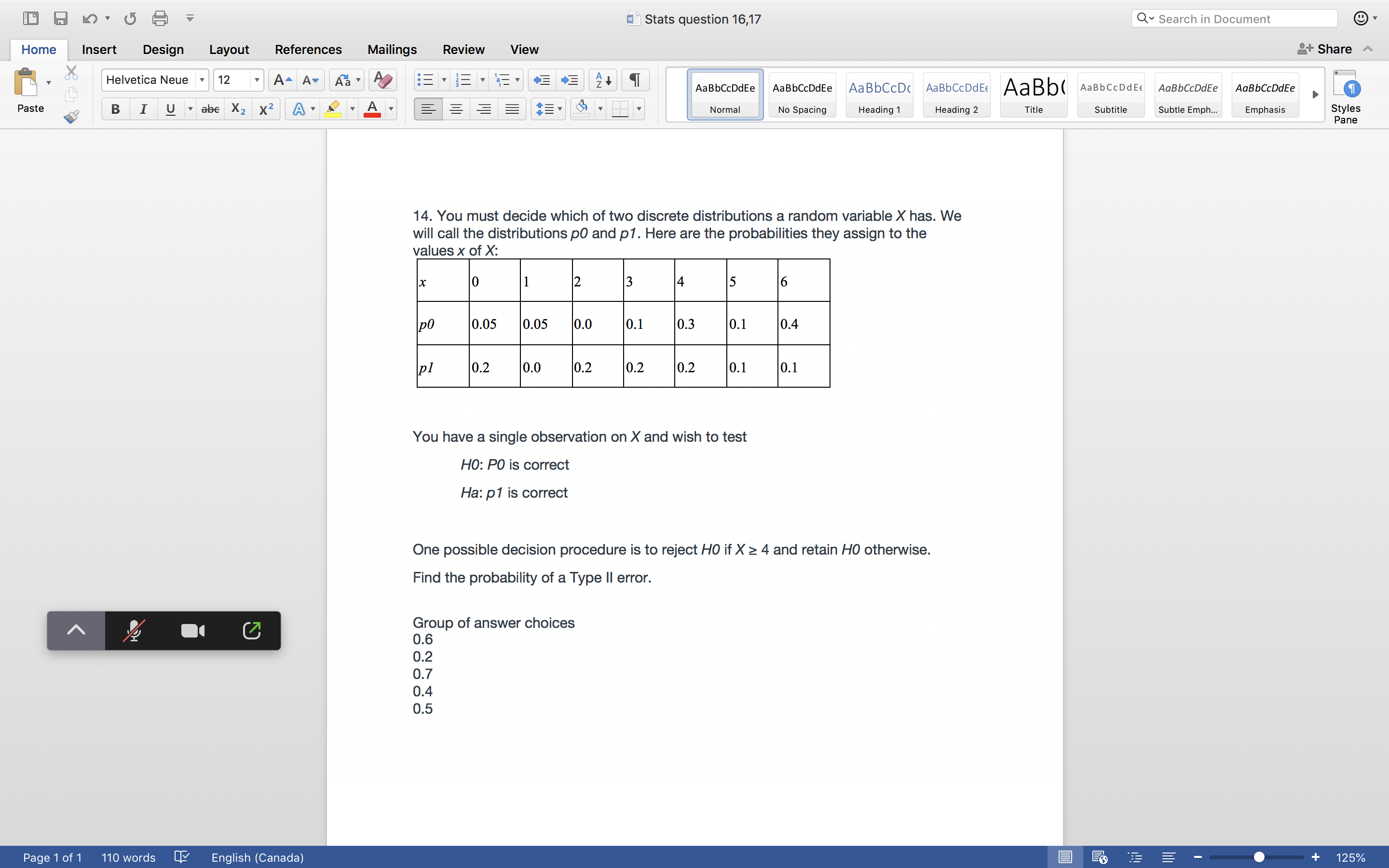 Help with this question would be much appreciated! Stats question 16,17 Qv