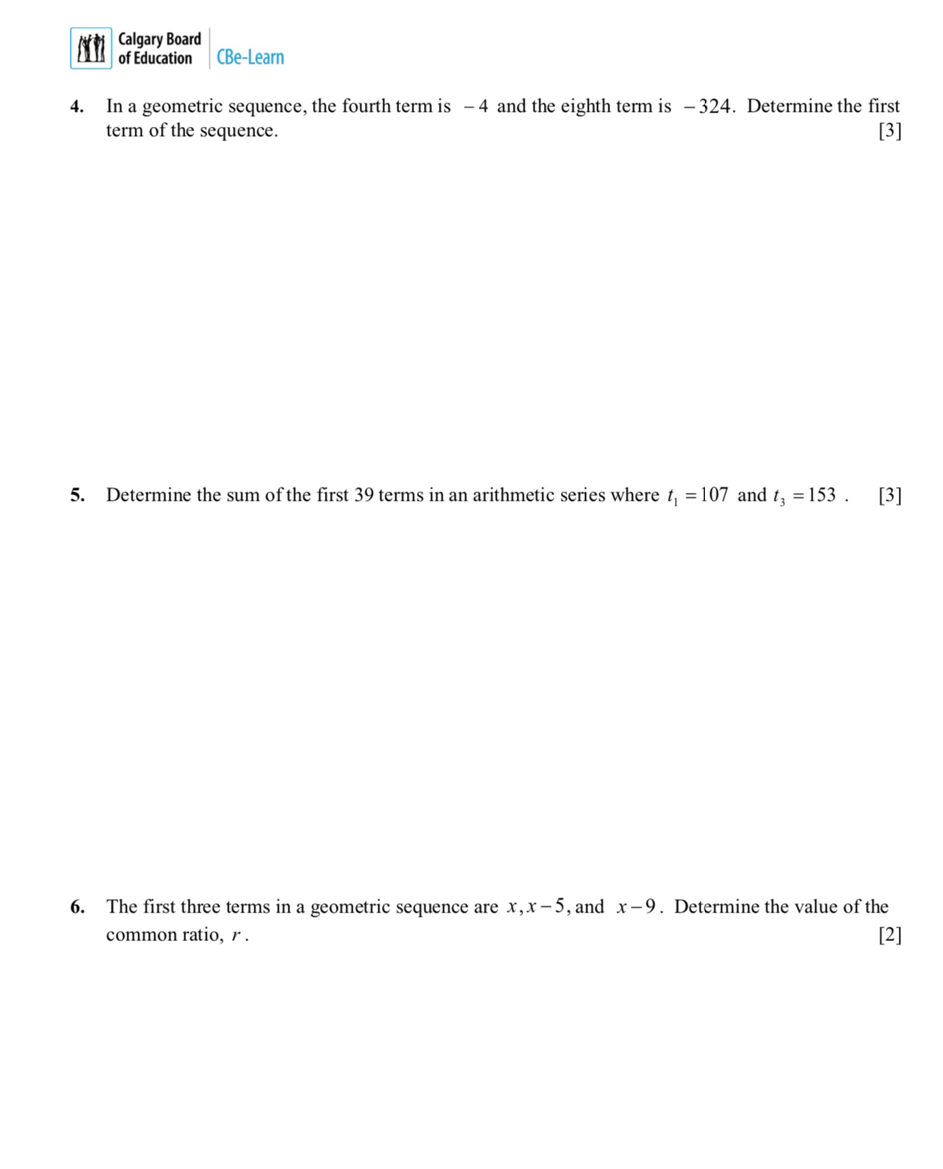 Please provide the answer in chat not thru an attachment H Calgary