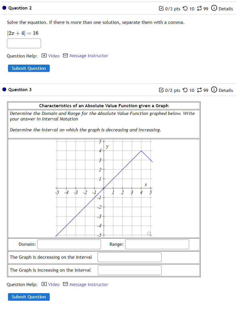 99 G} Details Graphing Transformations of Absolute Value Functions The graph f(x)