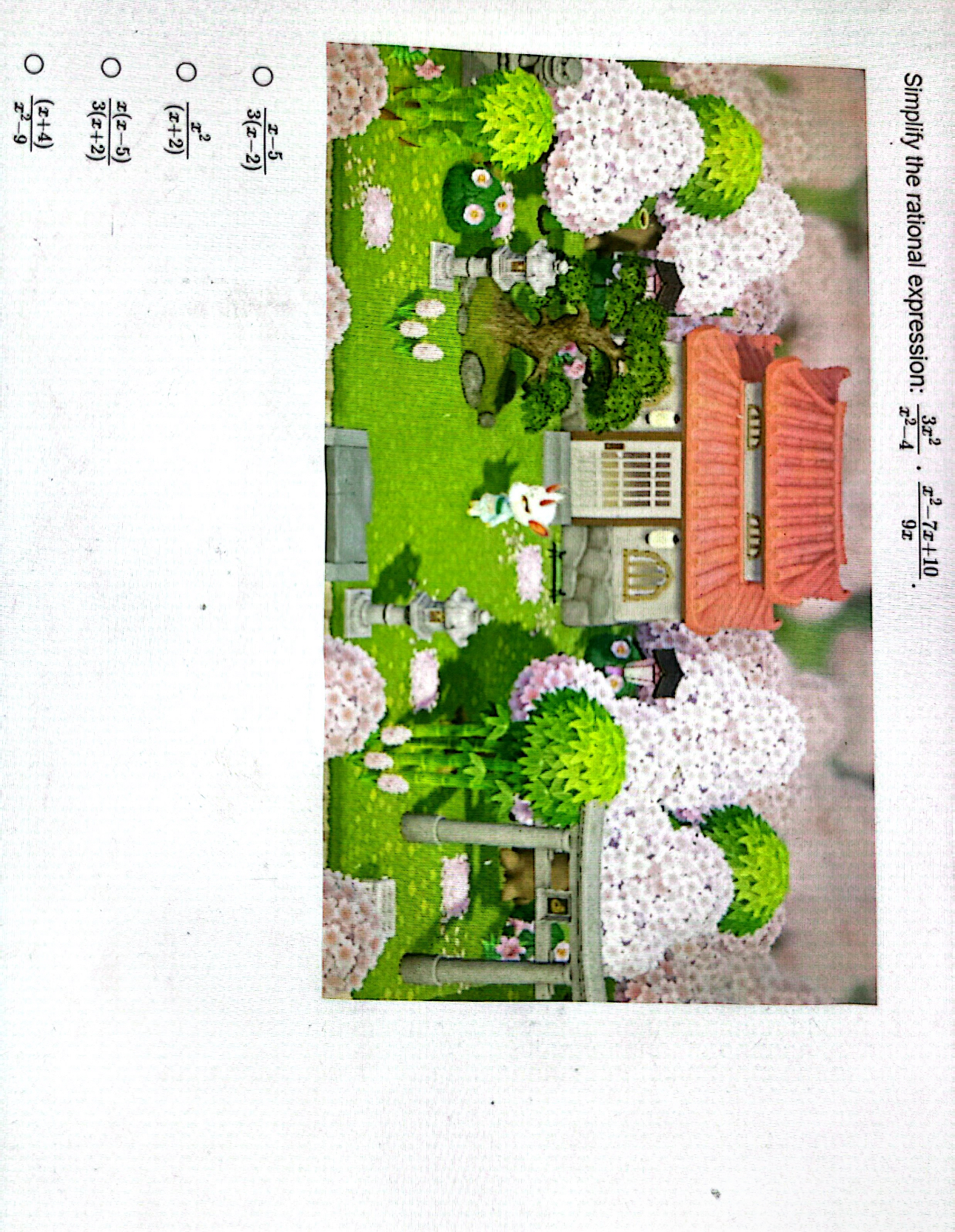  Simplify the rational expression: - 3x2 . 12-71+10 12 4 I-5