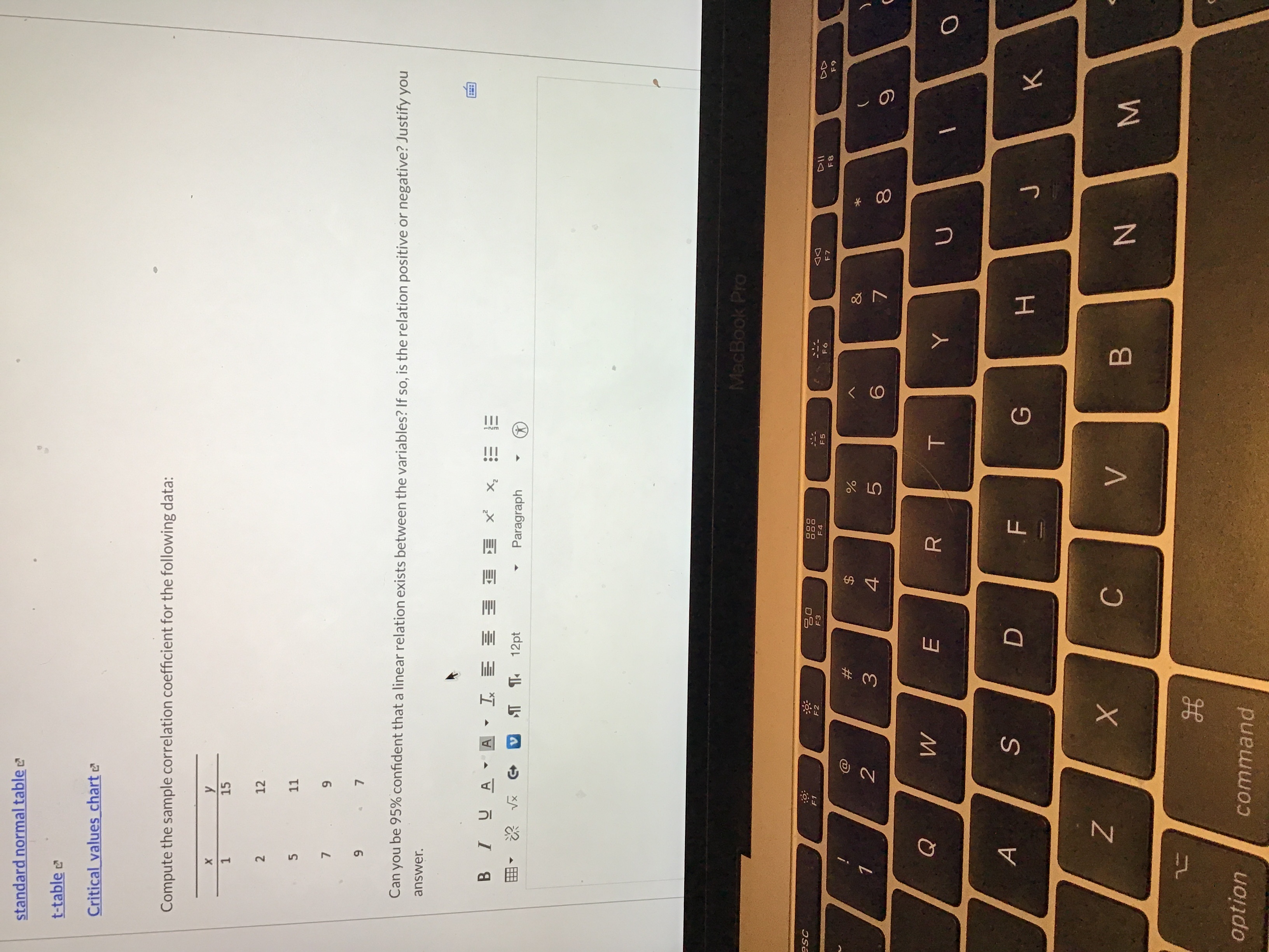 Please help answer the question in the photo standard normal table c