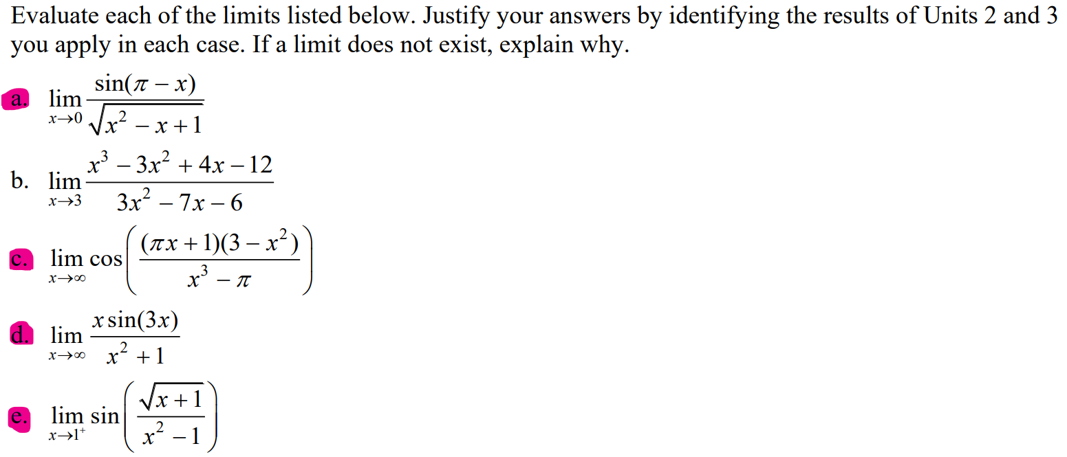 Hi there, I really need help with the limit question attached in