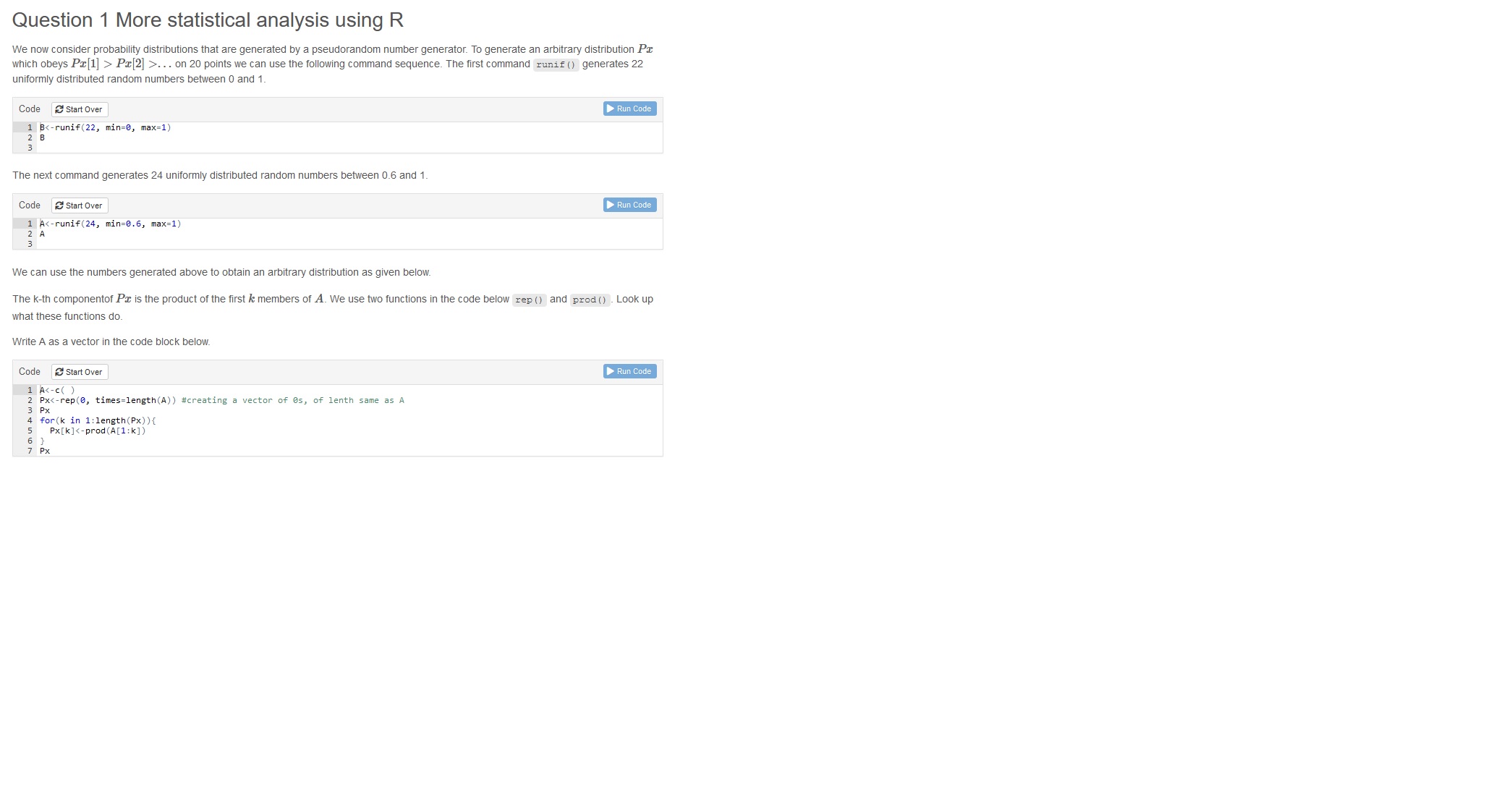 Please assist Question 1 More statistical analysis using R We now consider