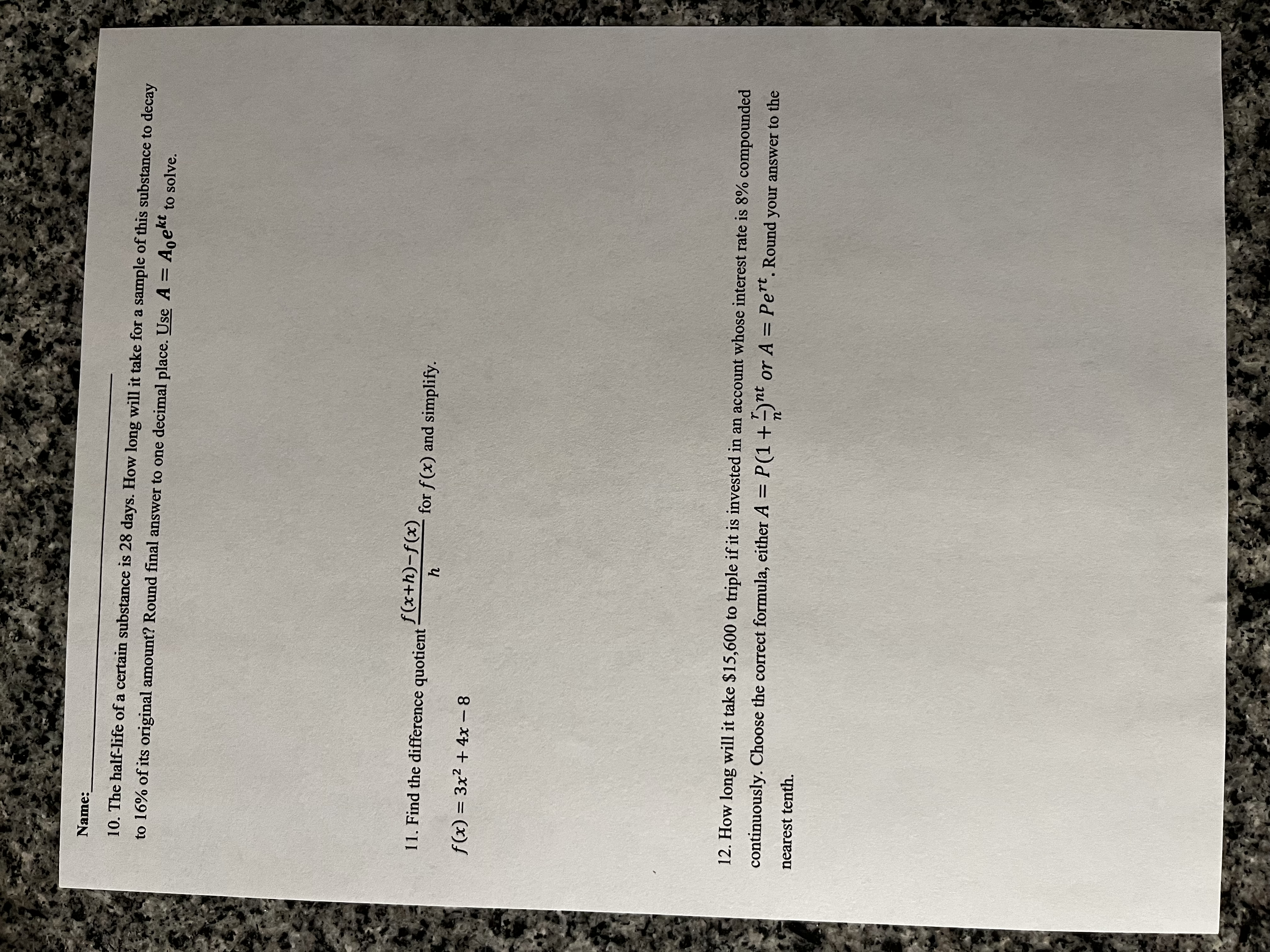 equation. State any restrictions for x and if the equation is an