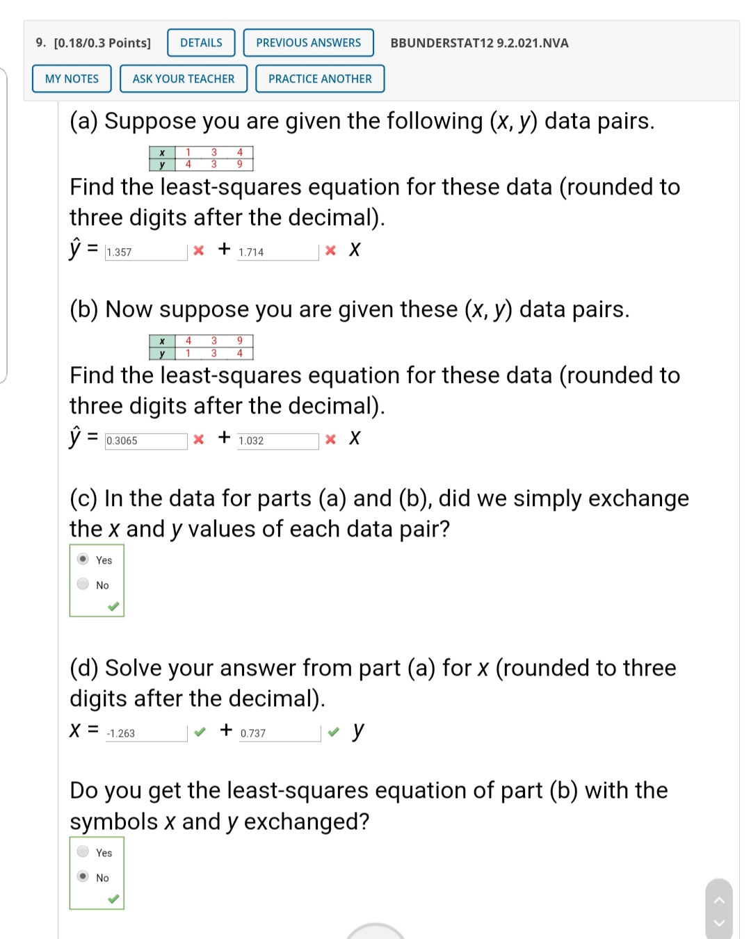 Please solve 9. [0.181113 Points] BBUNDERSTAT129.2.021.NVA \\ MY NOTES ASK YOUR TEACHER