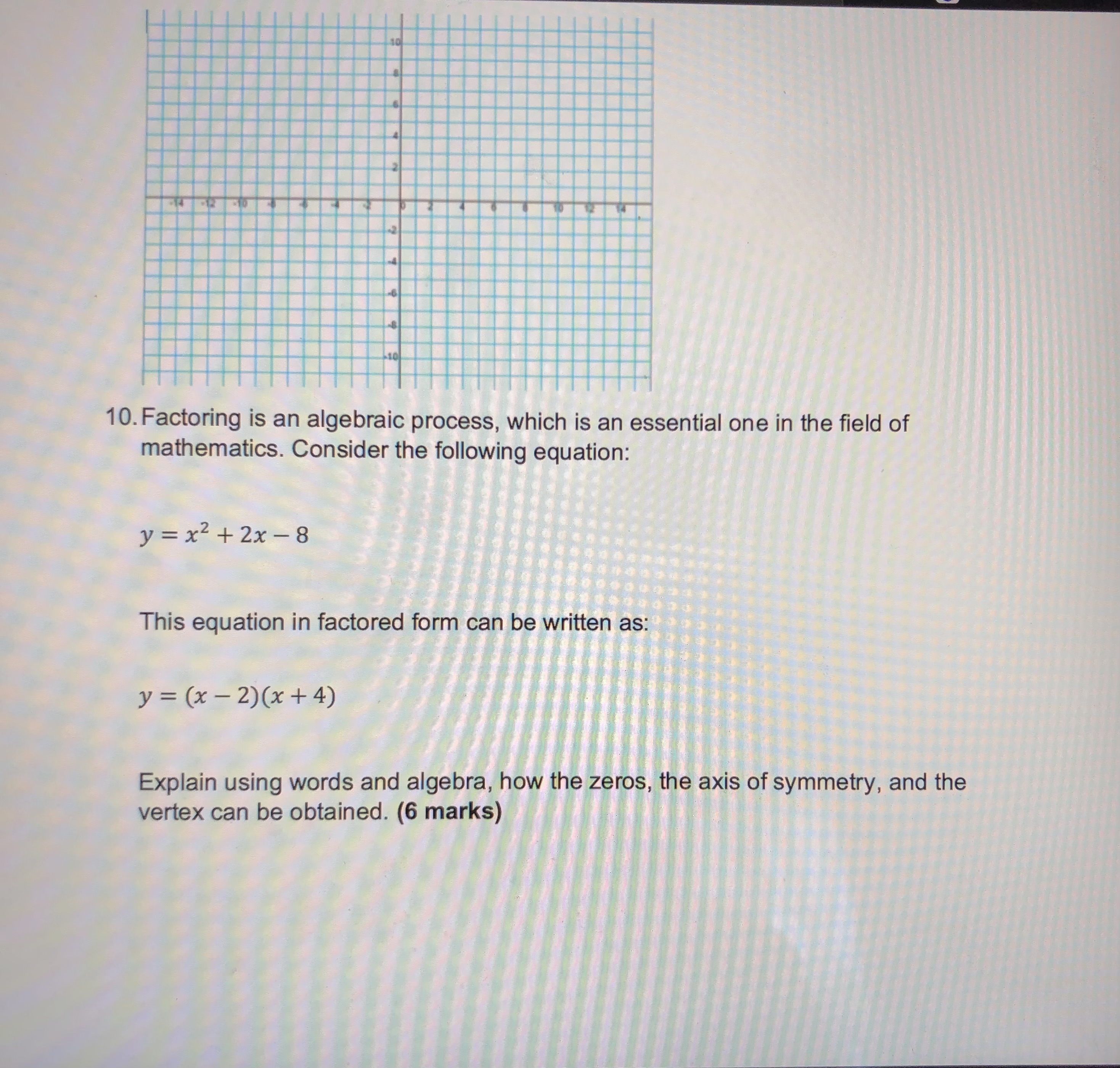 and simplify the following product, using the distributive property: (x - 3)(x