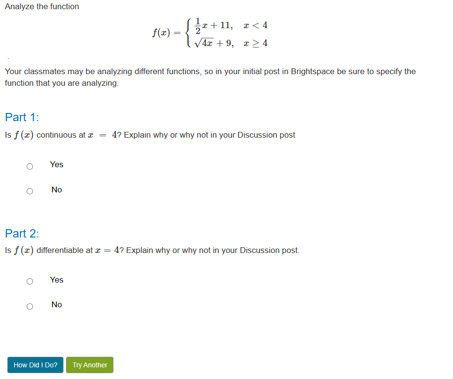  Analyze the function 1 .11:+111 a3