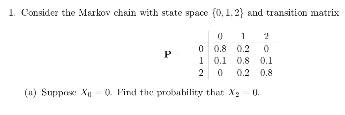 My answer is below. Please verify my answer. Thank you! 1. Consider