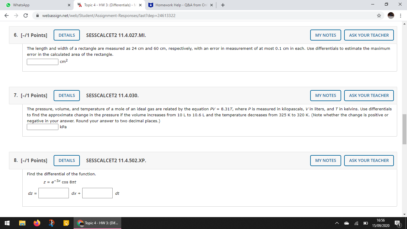 solve with step by step WhatsApp X VA Topic 4 - HW