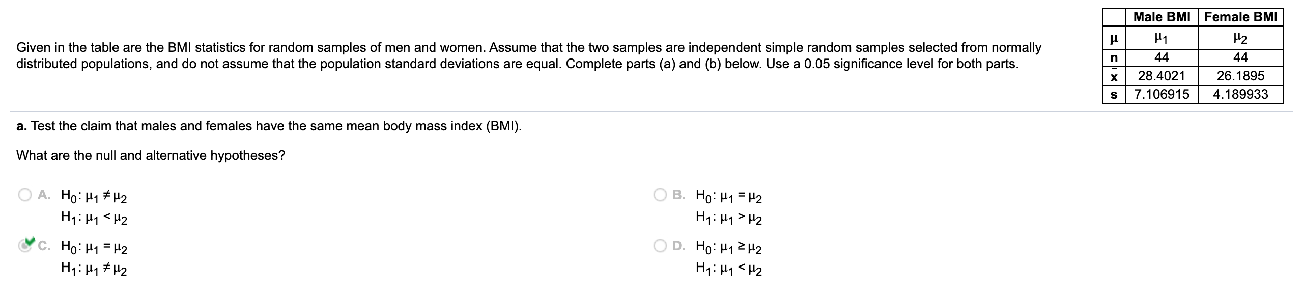 is . (Round to two decimal places as needed.) The P-value is