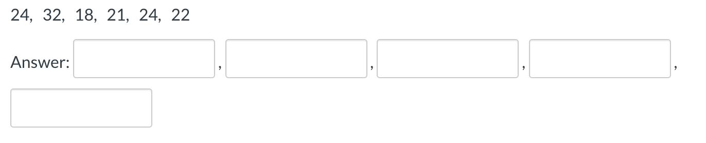 Find the 5-number summary for the given data set below.Be sure to
