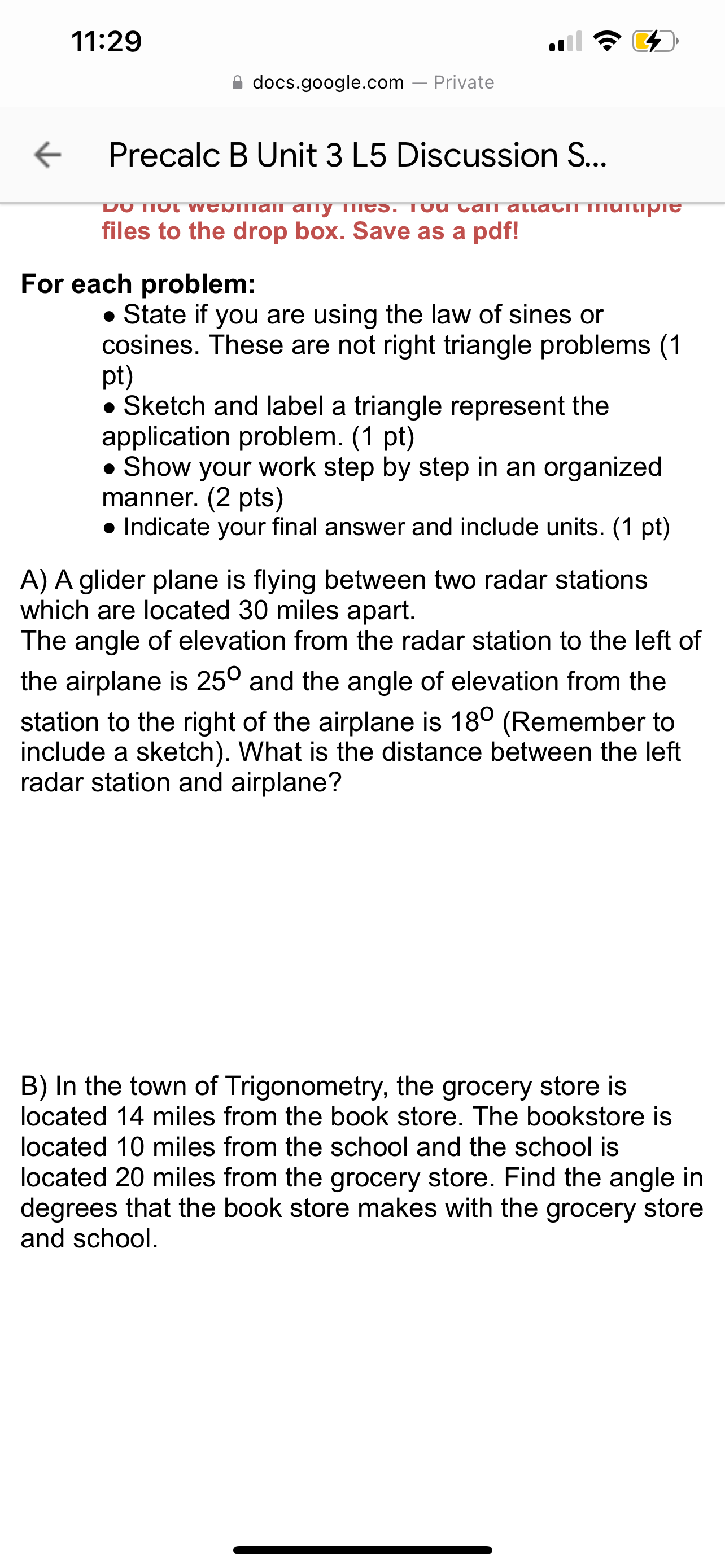  11:29 docs.google.com - Private F Precalc B Unit 3 L5 Discussion