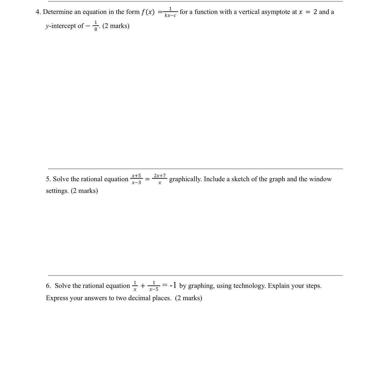 a horizontal translation 3 units to the right and a vertical translation